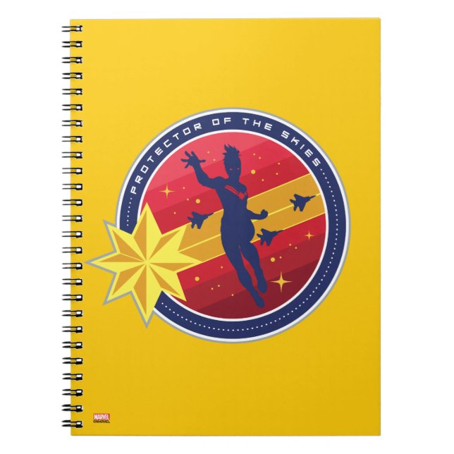Avengers | Captain Marvel Protector of the Skies Notebook (Front)
