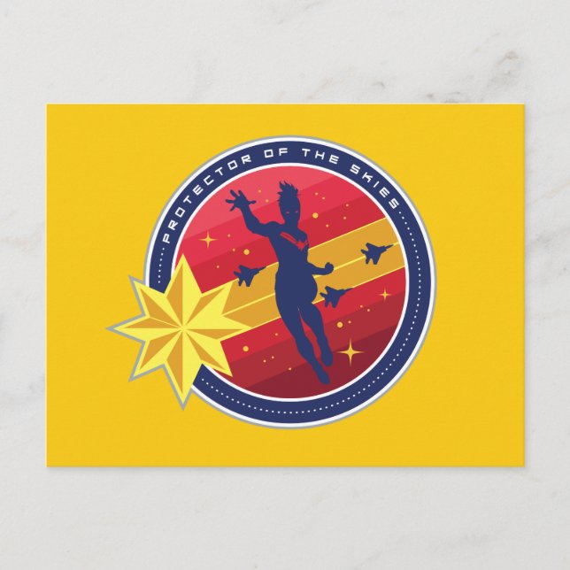 Avengers | Captain Marvel Protector of the Skies Postcard (Front)