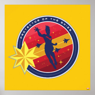 Avengers Captain Marvel Protector of the Skies Poster