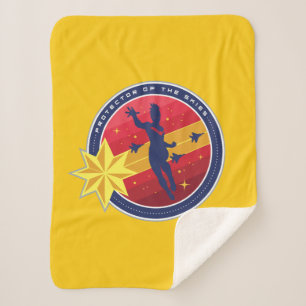 Avengers   Captain Marvel Protector of the Skies Sherpa Blanket
