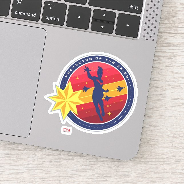 Avengers | Captain Marvel Protector of the Skies Sticker (Detail)