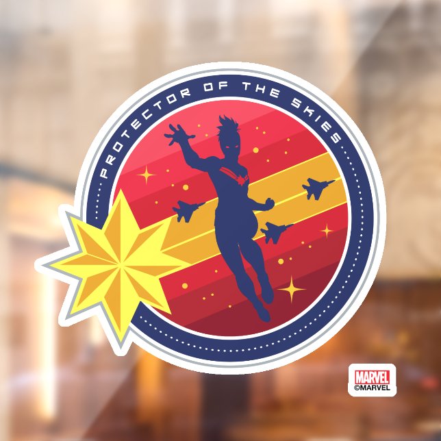 Avengers | Captain Marvel Protector of the Skies Window Cling (Sheet 2)