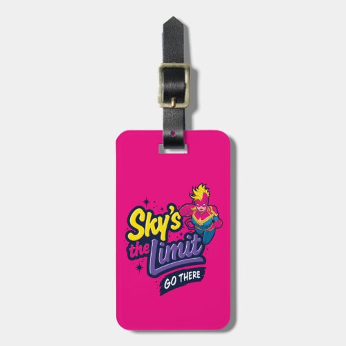 Avengers  Captain Marvel Skys The Limit Graphic Luggage Tag