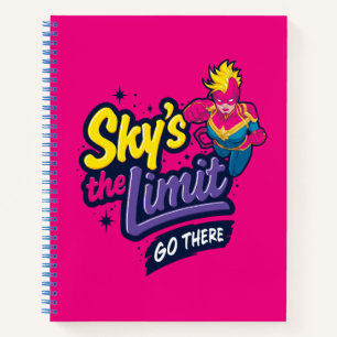 Avengers Captain Marvel Sky's The Limit Graphic Notebook