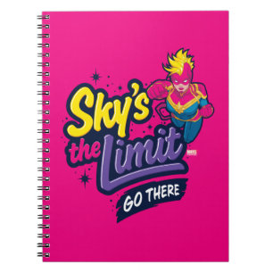 Avengers Captain Marvel Sky's The Limit Graphic Notebook