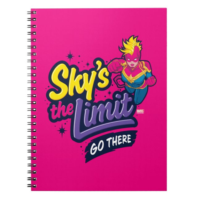 Avengers | Captain Marvel Sky's The Limit Graphic Notebook (Front)