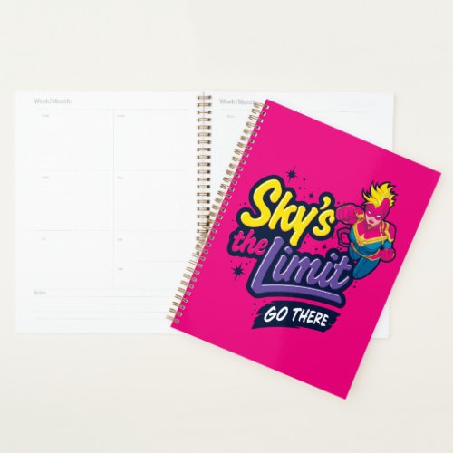 Avengers  Captain Marvel Skys The Limit Graphic Planner