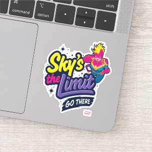 Avengers   Captain Marvel Sky's The Limit Graphic Sticker