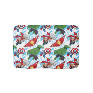 Avengers Character Action Kids Pattern Bathroom Mat
