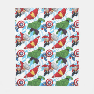 Avengers Character Action Kids Pattern Fleece Blanket