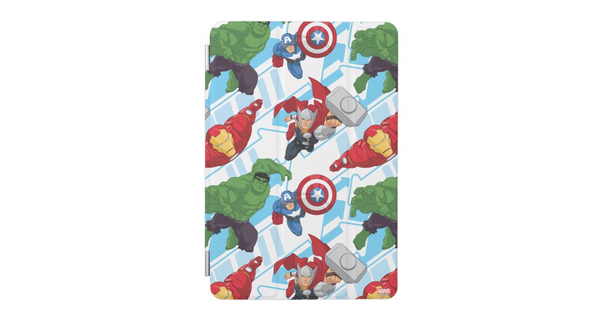 Avengers Character Action Kids Pattern iPad Mini Cover | Zazzle