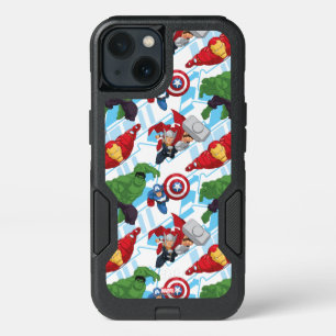 Avengers Character Action Kids Pattern iPhone 13 Case