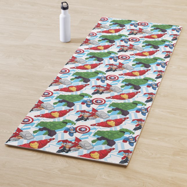 Avengers Character Action Kids Pattern Yoga Mat (In Situ)