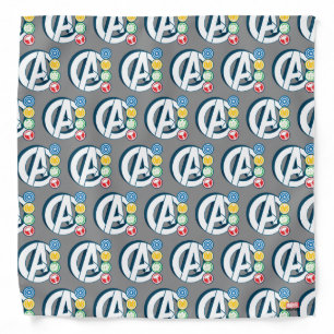 Avengers Character Logos Bandana