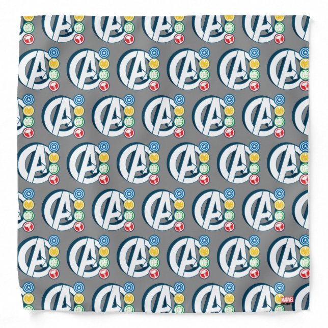 Avengers Character Logos Bandana (Front)