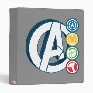 Avengers Character Logos Binder