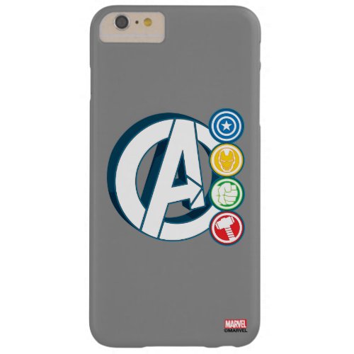 Avengers Character Logos Barely There iPhone 6 Plus Case