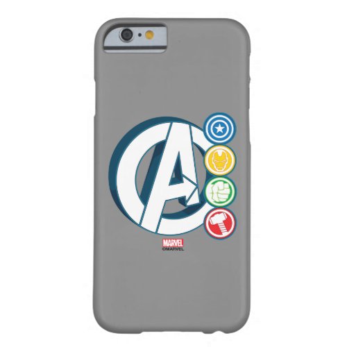 Avengers Character Logos Barely There iPhone 6 Case