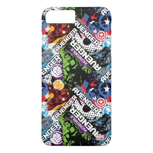 Avengers Character Pattern iPhone 8 Plus7 Plus Case