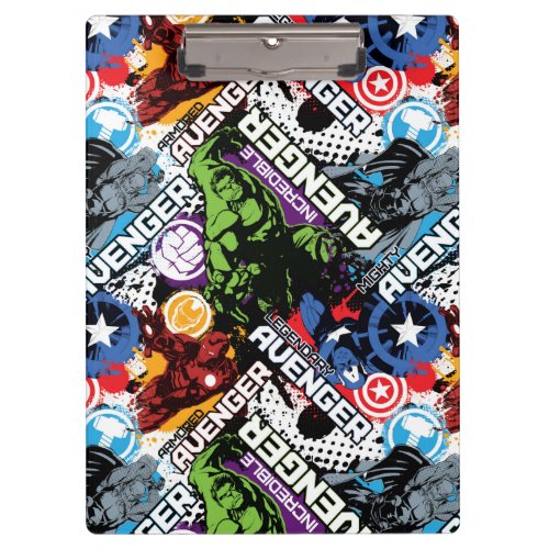 Avengers Character Pattern Clipboard