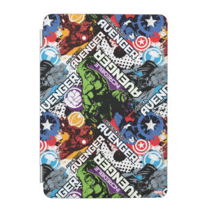 Avengers Character Pattern iPad Mini Cover