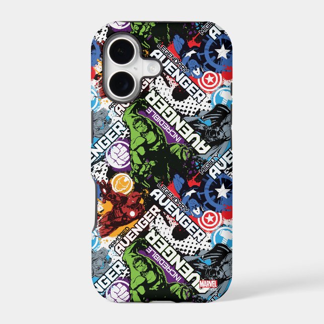 Avengers Character Pattern Iphone Case (Back)