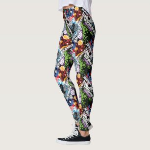 Avengers Character Pattern Leggings