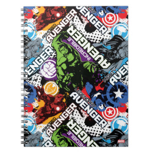 Avengers Character Pattern Notebook