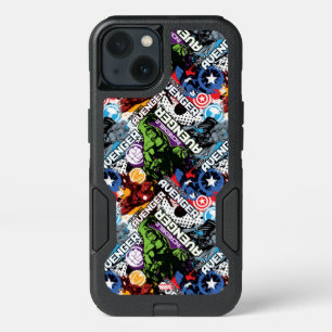 Avengers Character Pattern iPhone 13 Case