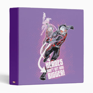 Avengers Classics   Ant-Man Halftone Text Graphic 3 Ring Binder