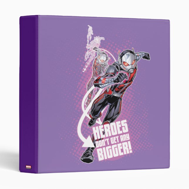 Avengers Classics | Ant-Man Halftone Text Graphic 3 Ring Binder (Front/Spine)