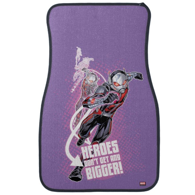 Avengers Classics | Ant-Man Halftone Text Graphic Car Floor Mat (Front)