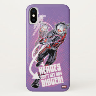 Avengers Classics Ant-Man Halftone Text Graphic iPhone X Case