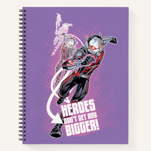 Avengers Classics | Ant-Man Halftone Text Graphic Notebook (Front)