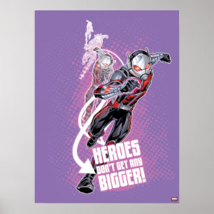 Avengers Classics Ant-Man Halftone Text Graphic Poster