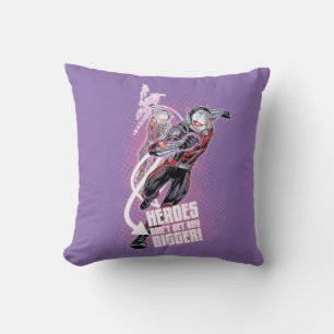 Avengers Classics   Ant-Man Halftone Text Graphic Throw Pillow