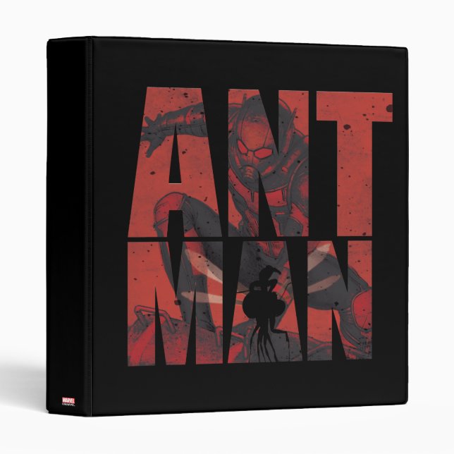 Avengers Classics | Ant-Man Name Graphic 3 Ring Binder (Front/Spine)