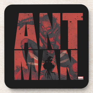 Avengers Classics Ant-Man Name Graphic Beverage Coaster