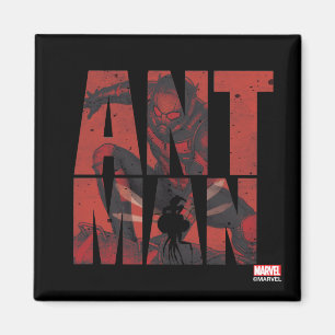 Avengers Classics Ant-Man Name Graphic Magnet