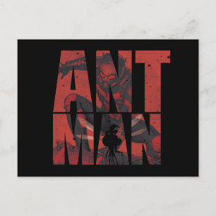 Avengers Classics Ant-Man Name Graphic Postcard