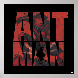 Avengers Classics   Ant-Man Name Graphic Poster