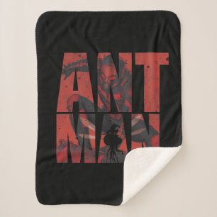 Avengers Classics   Ant-Man Name Graphic Sherpa Blanket