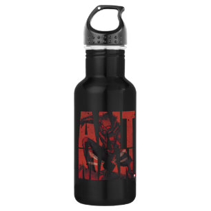 Avengers Classics Ant-Man Name Graphic Stainless Steel Water Bottle