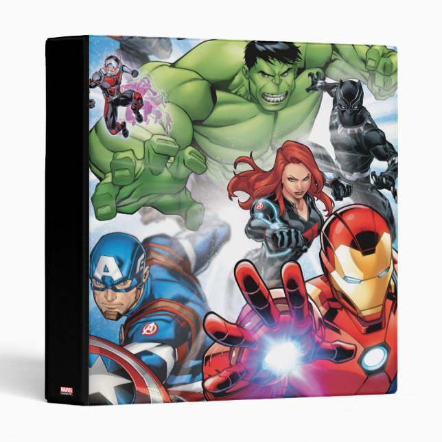 Avengers Classics | Avengers Assemble Into Action 3 Ring Binder (Front/Spine)