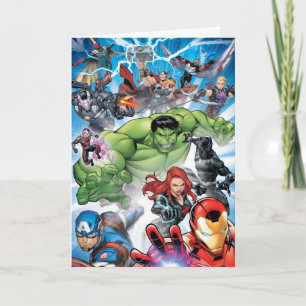 Avengers Classics   Avengers Assemble Into Action Card