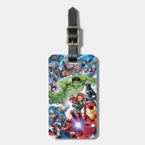 Avengers Classics  Avengers Assemble Into Action Luggage Tag