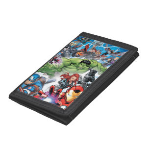 Avengers Classics Avengers Assemble Into Action Tri-fold Wallet