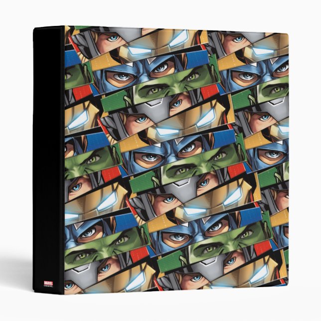 Avengers Classics | Avengers Glare Closeup 3 Ring Binder (Front/Spine)