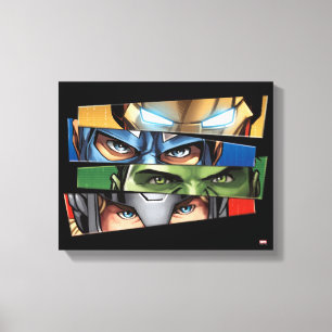 Avengers Classics   Avengers Glare Closeup Canvas Print