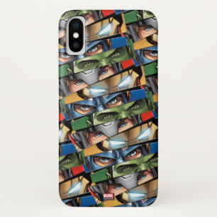 Avengers Classics   Avengers Glare Closeup iPhone X Case
